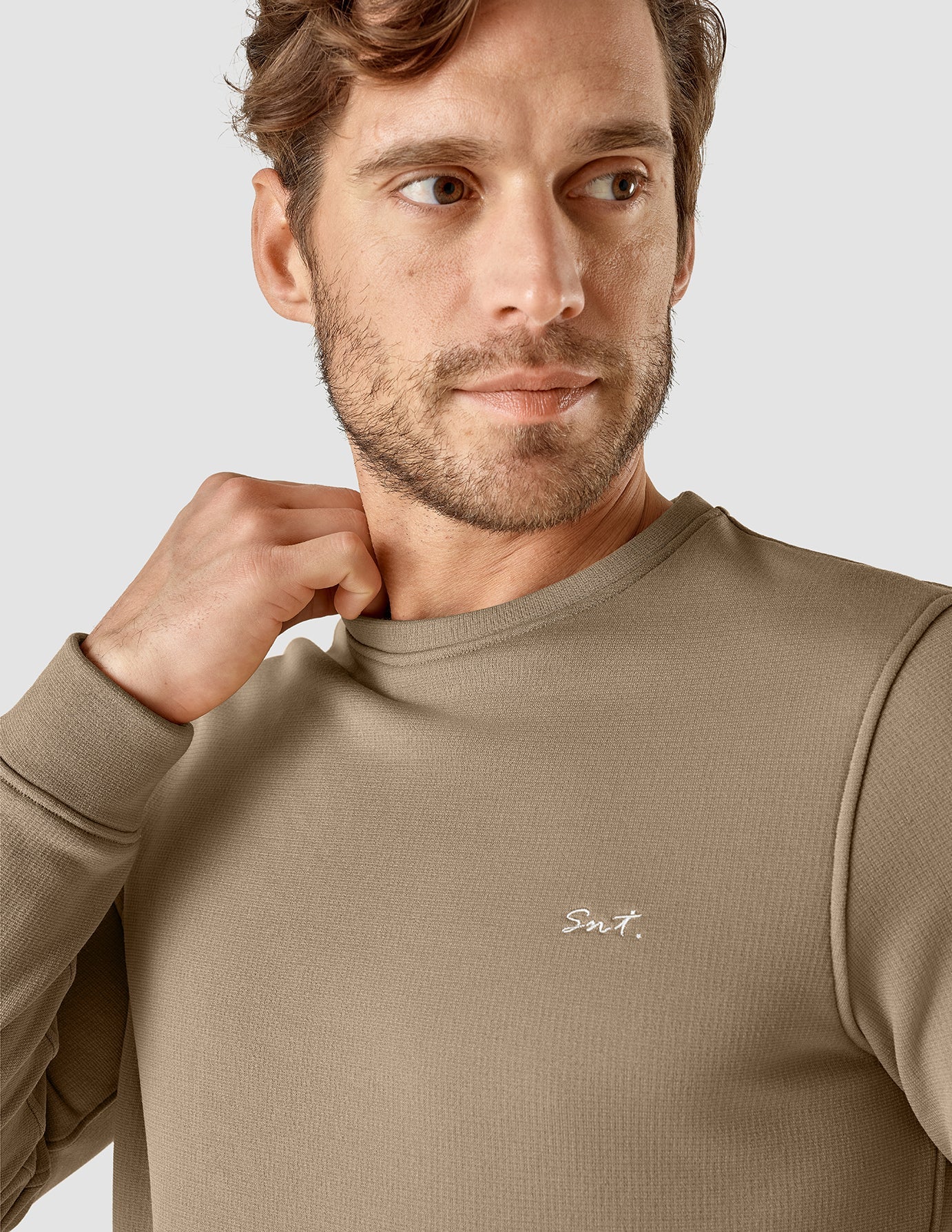 Tech Wool Crewneck Khaki